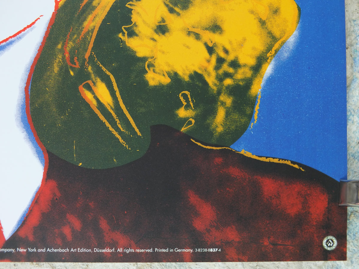 1993 Andy Warhol Poster, Ingrid Bergman with Hat 1983, Pop Art, Expressionism, Modernism, gallery wall art decor