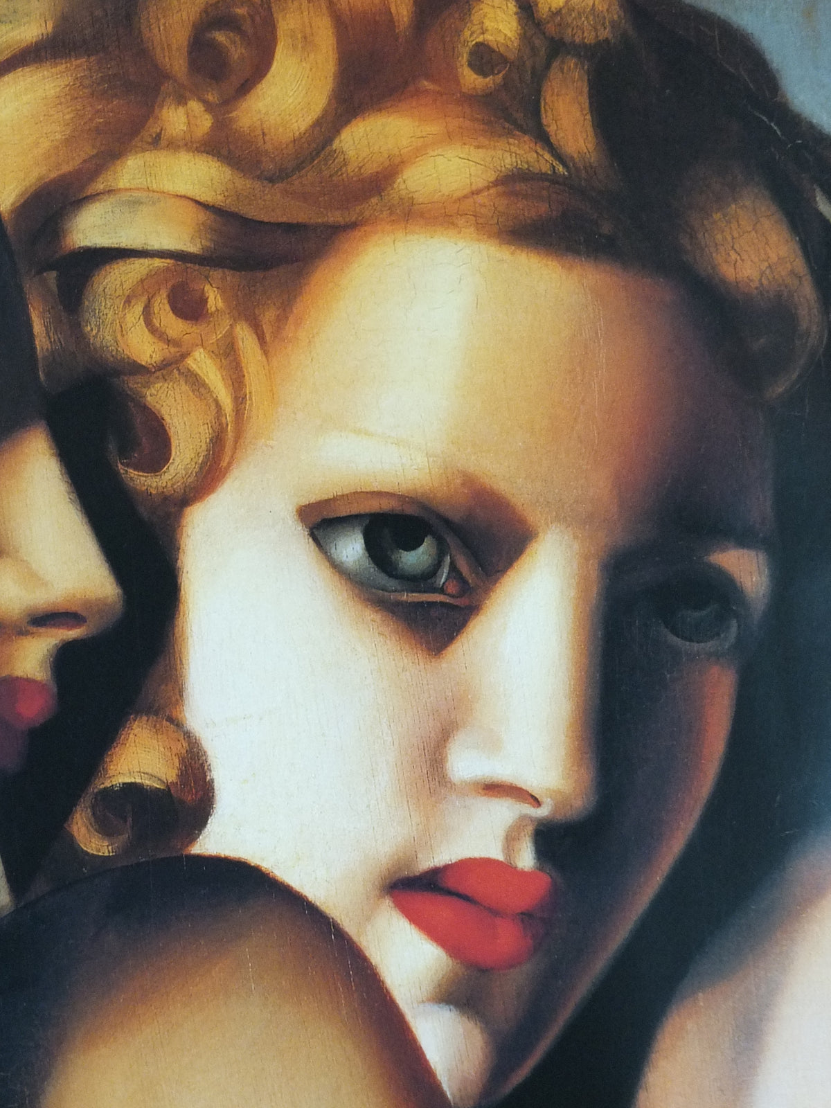 2001 Tamara de Lempicka Poster, "Printemps" Spring 1928, Art Deco Nouveau cubism neoclassical style, wall art decor