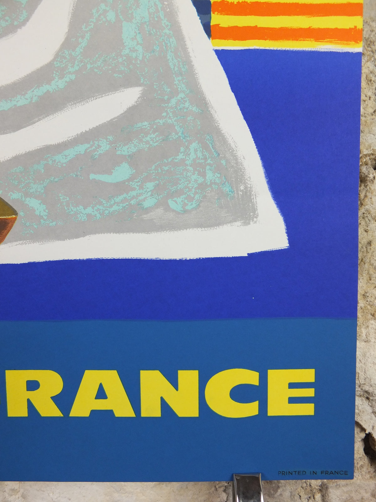 Original 1962 Air France India Travel Poster – Guy Georget Lithograph