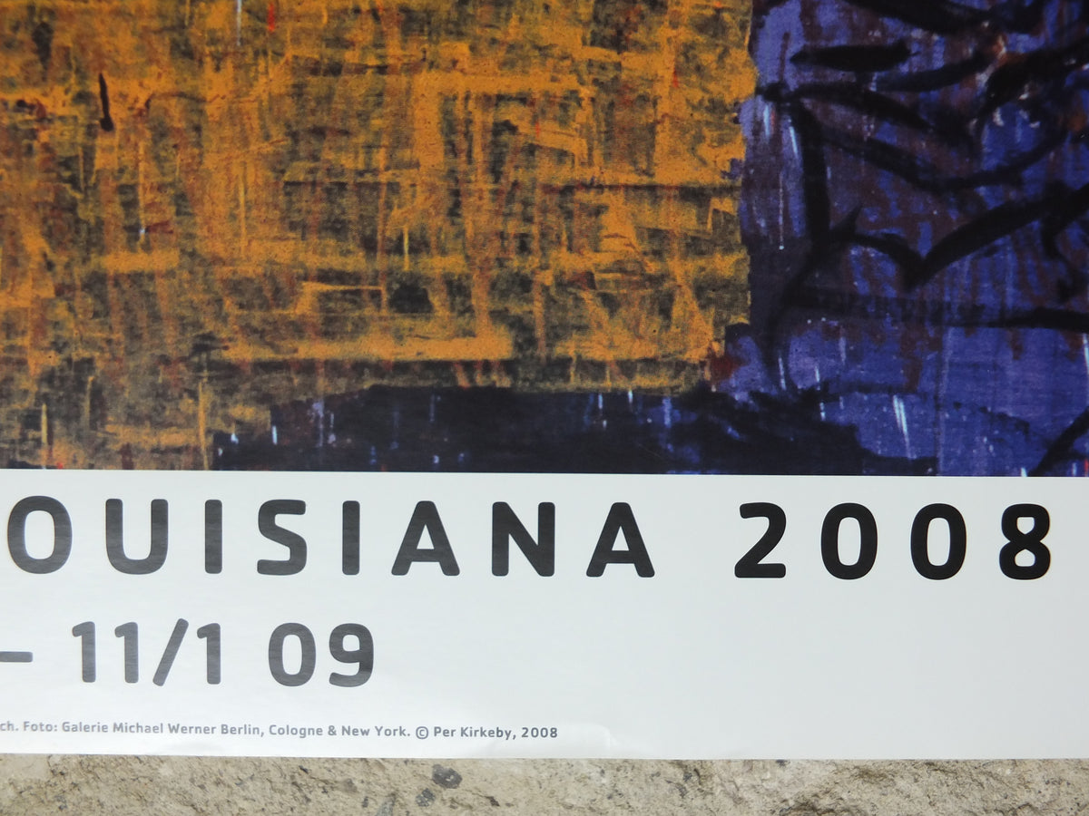 Per Kirkeby “Flight to Egypt” Original Louisiana Museum Exhibition Poster, 2008