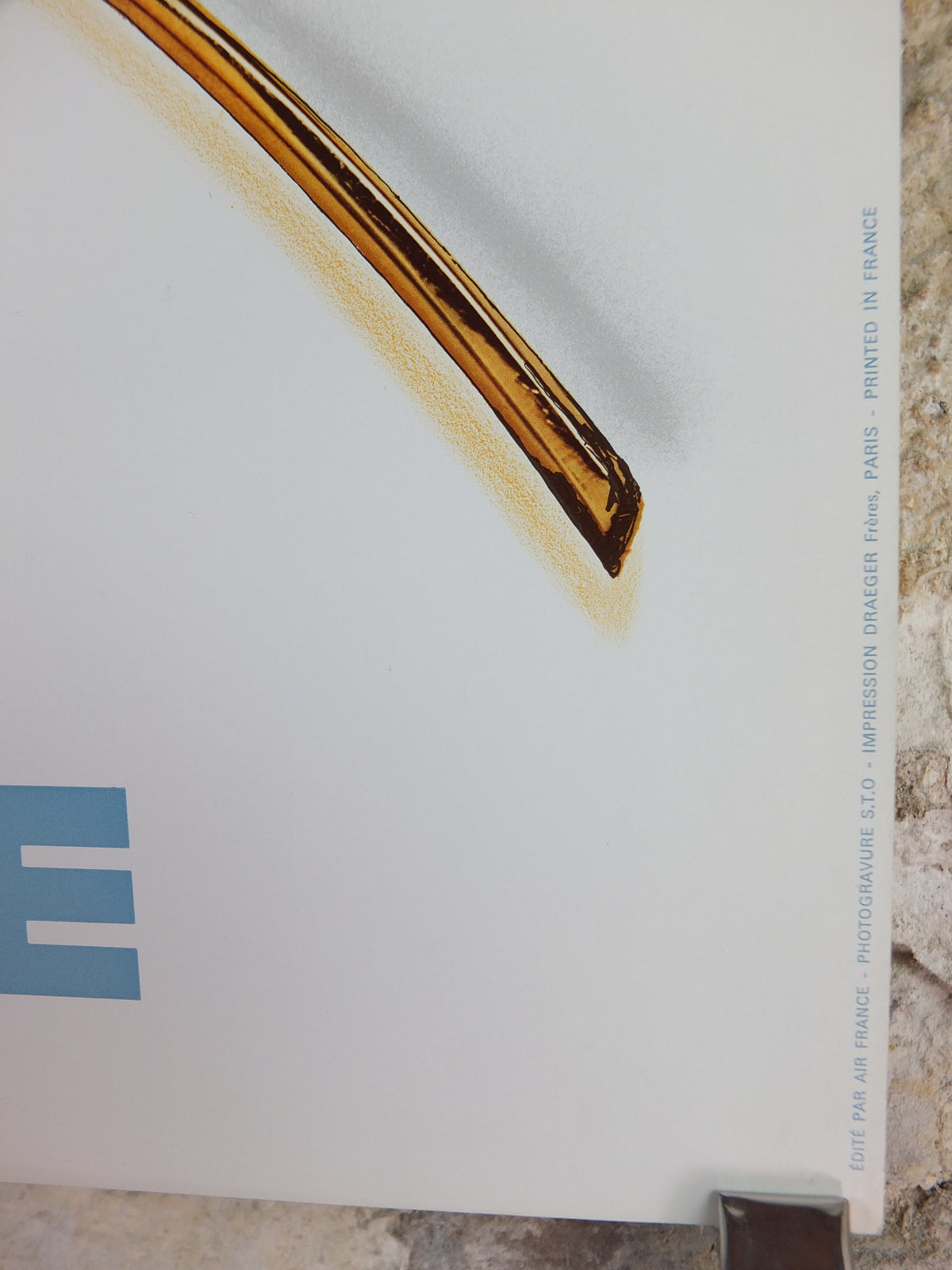 1967 Original Air France Travel Poster – Georges Mathieu Frankreich / France