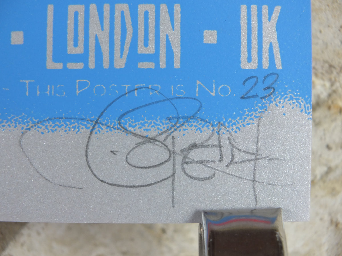 2012 The Black Keys Band-Signed London Poster – Chuck Sperry Lachesis Screenprint