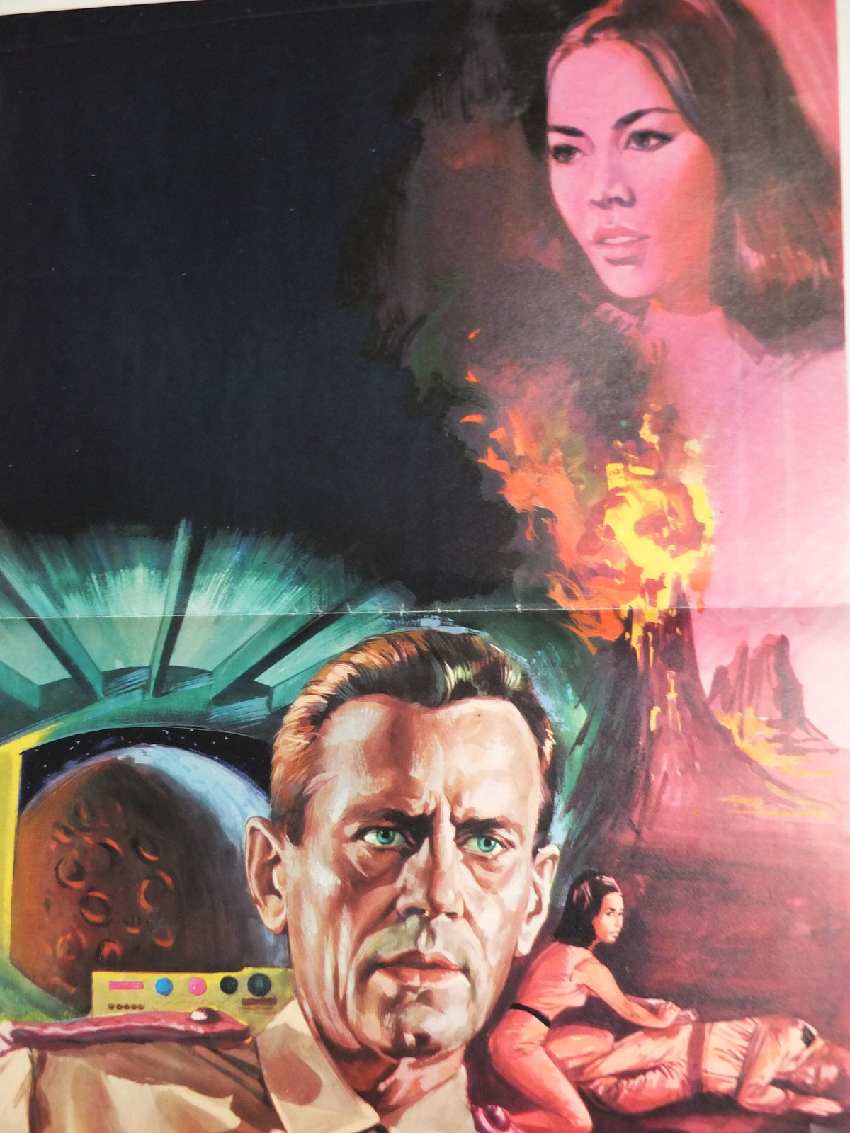Original Vintage Italian Movie Poster Women of the Prehistoric Planet Lucasfilm Le Donne Pianeta Preistorico 1966 wall art print film cinema