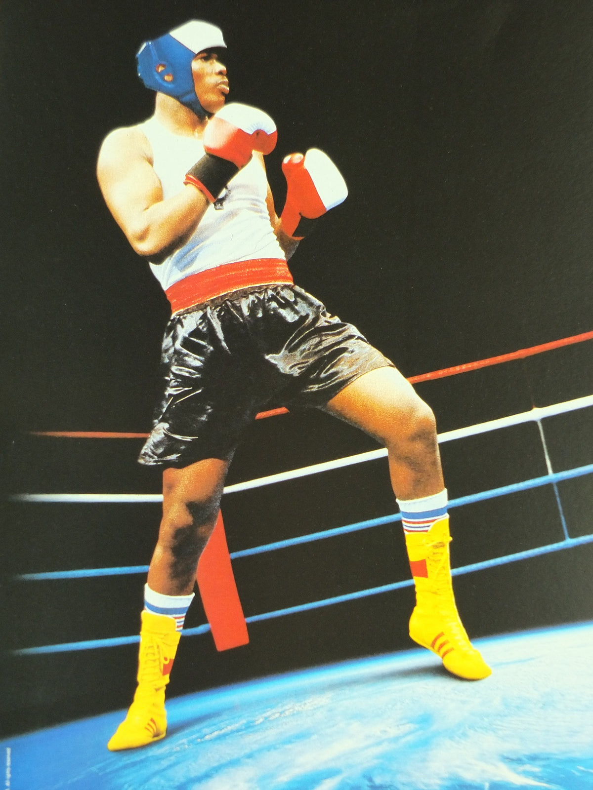 Original Vintage Olympic Spanish Barcelona 1992 Boxing Poster heavyweight middleweight lightweight Olympiad sport wall art 1990s