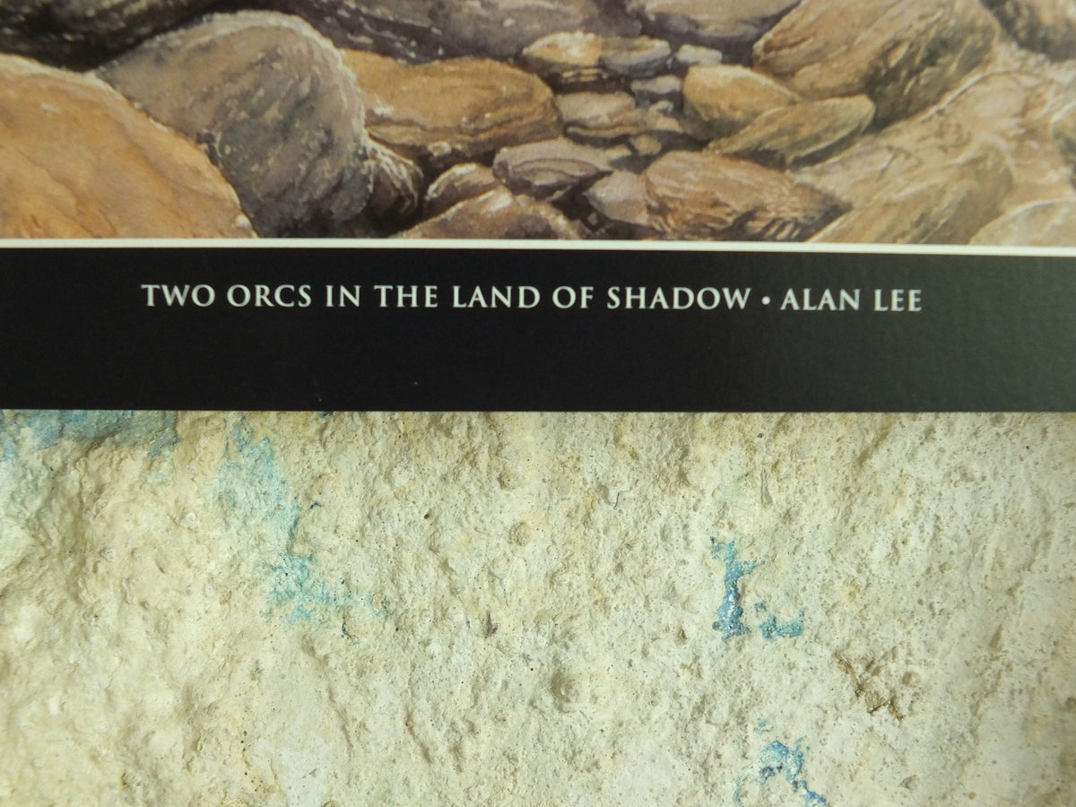 2002 Mordor Orcs and Goblins Poster, by Alan Lee, Land of Shadow Vintage Tolkien Lord of the Rings, Return of the King, print wall art decor
