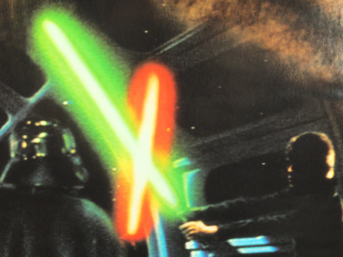 Yoda Return of the Jedi Poster, Star Wars, Lucasfilm, Mark Hamill, Harrison Ford, Carrie Fisher, wall art cinema film memorabilia