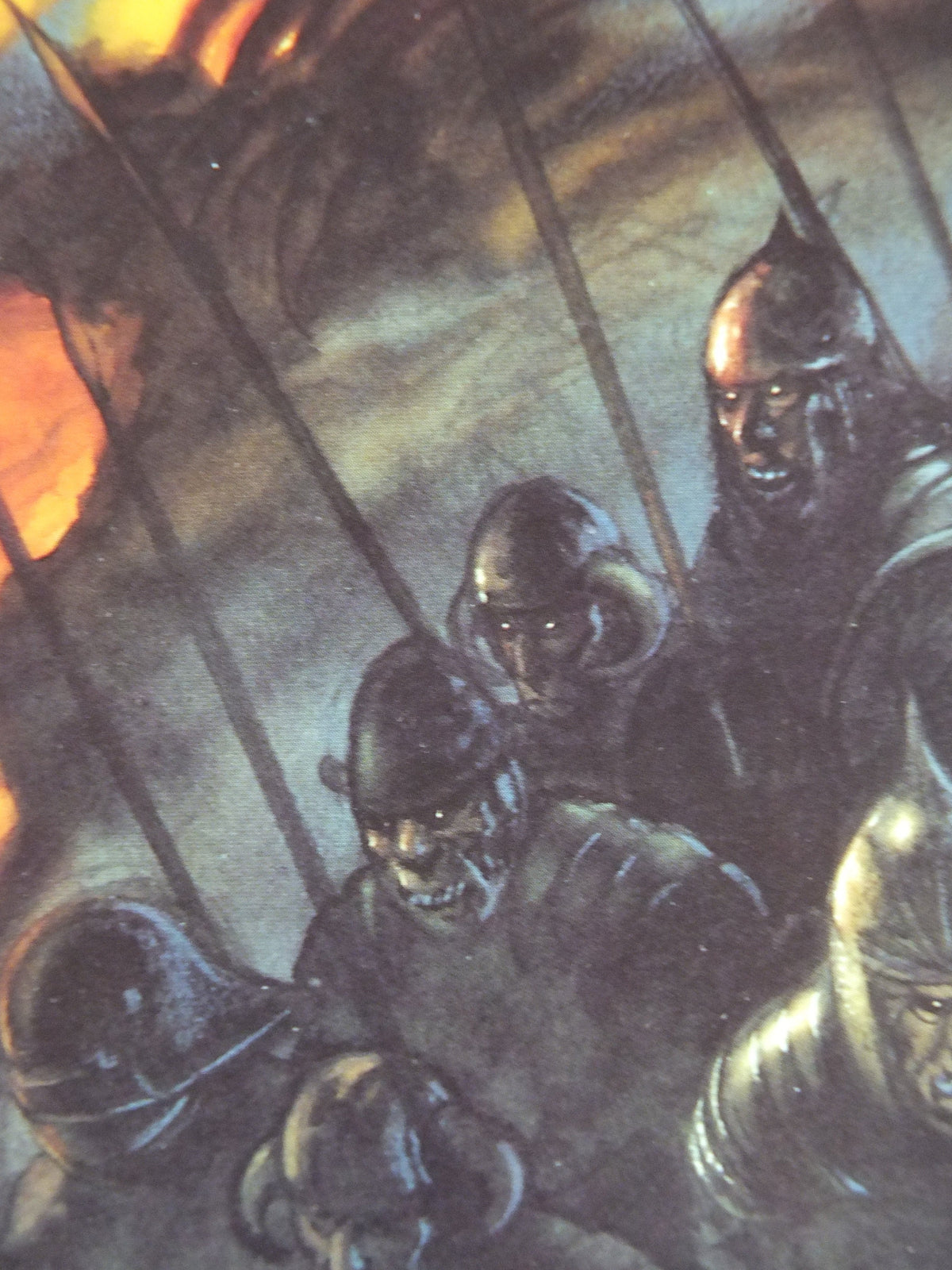 1993 Tolkien Silmarillion Poster, The Fall of Gondolin, by John Howe, Middle Earth pre Lord of the Rings, print wall art decor