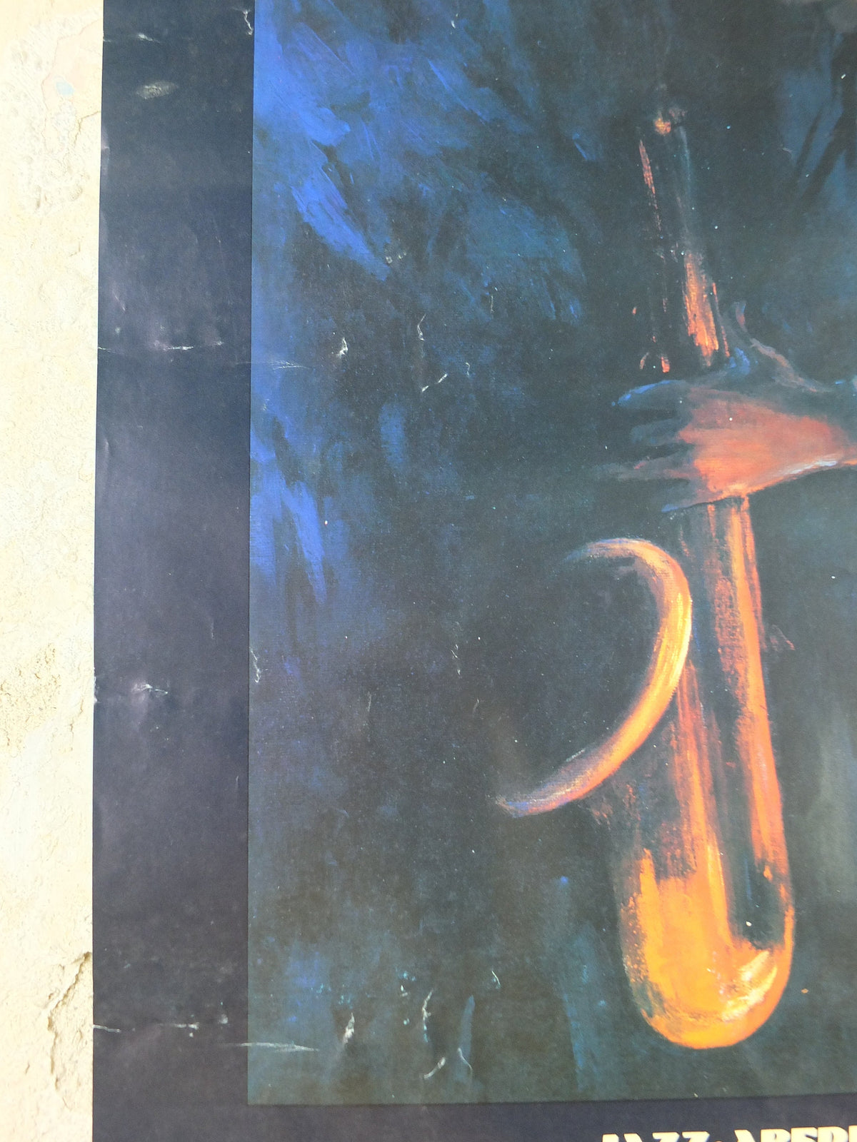 1992 Brecon Jazz 92 Poster, jazz music, Brecon Beacons, Wales, European Arts Festival, by Valerie Ganz, wall art decor