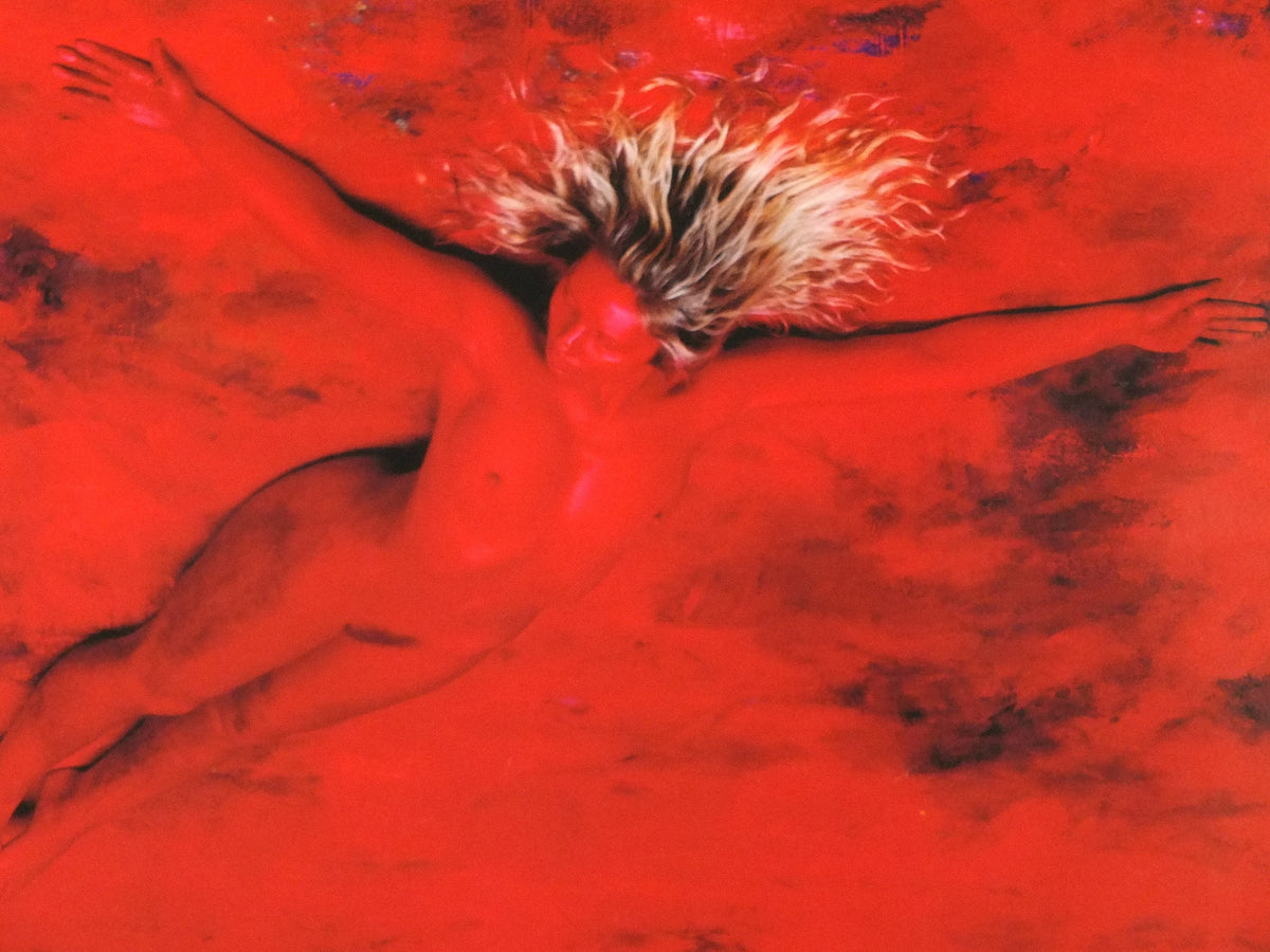 2006 Ona B Poster, Dream 1993, Kunstlerhaus Vienna, scarlet blonde and red nude, Surrealism, wall art decor