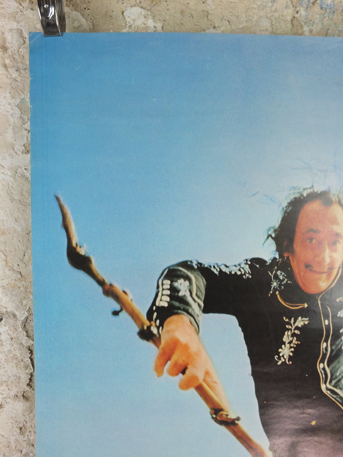 1973 Salvador Dali Poster, "Salvador Dali the Genius" dancing with cane, licenced to Athena, art deco nouveau, wall art decor