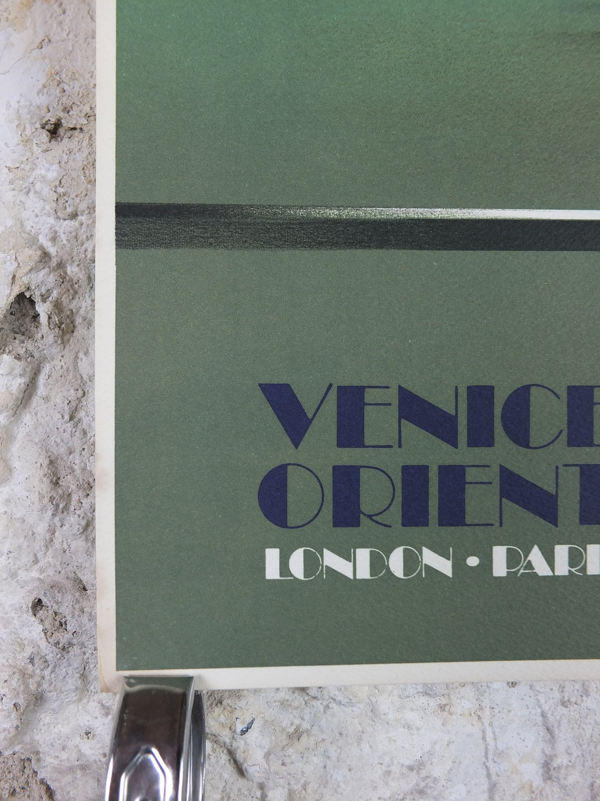 Original Venice Simplon Orient Express Poster, Centenary 1883-1983 Fix Masseau, 1985 limited edition of 200, train, art deco, wall art decor