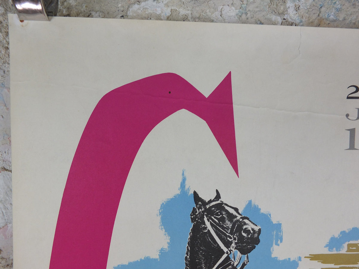 1971 The Carousel of Saumur Poster, Military Equestrian Show in the Saumur Loire Valley, France, Equestrian, wall art decor