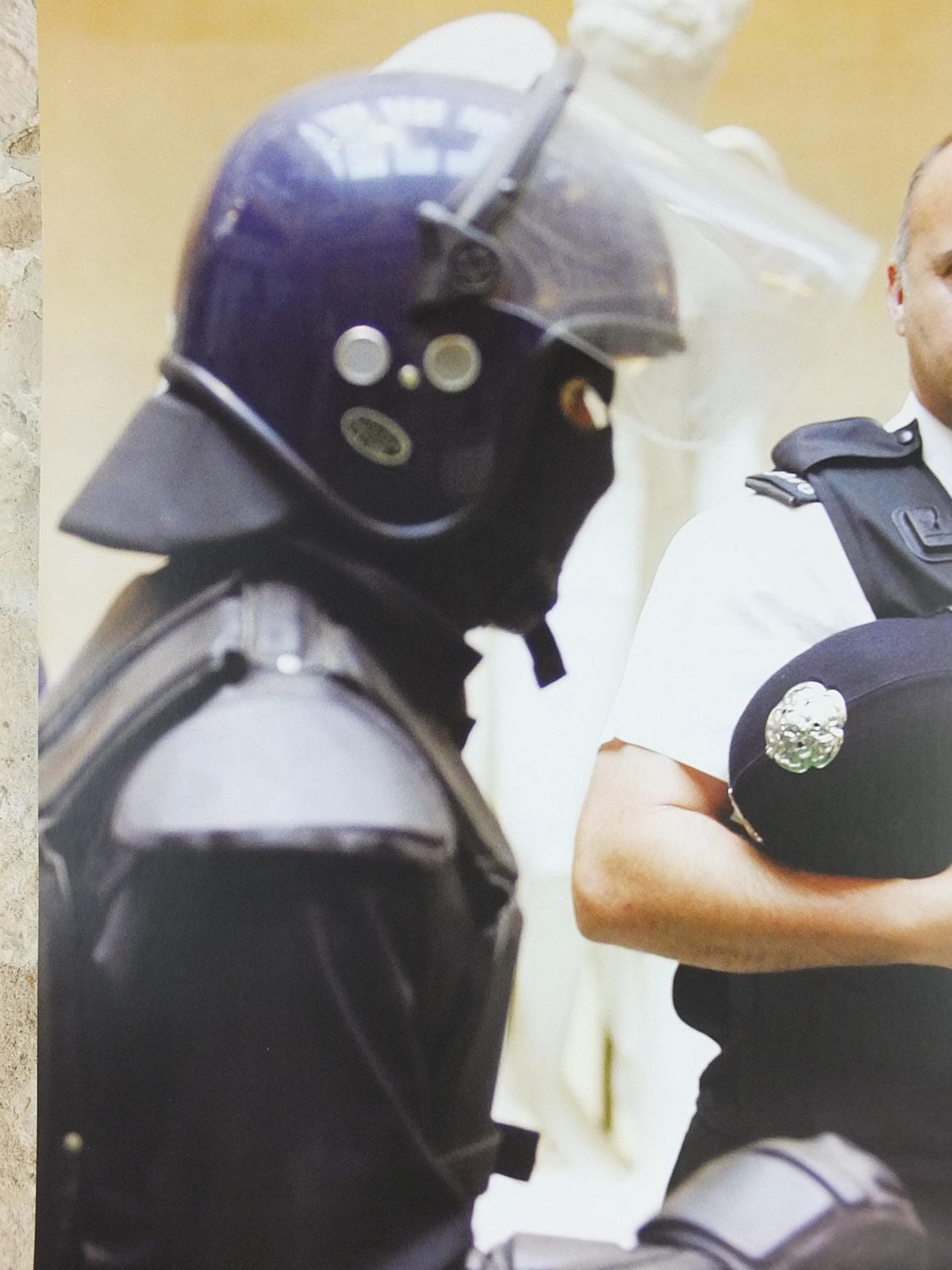 2009 Banksy V Bristol Museum Poster, Riot Copper on play horse, Policeman Bobby, Pop Art gallery exhibition, wall art decor