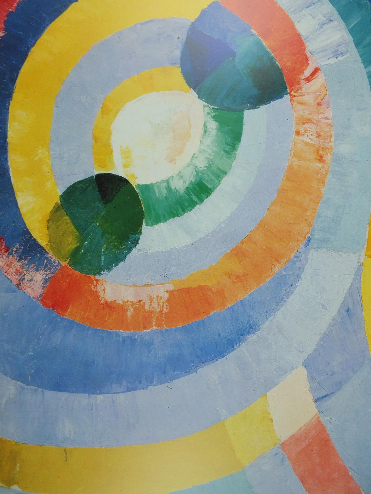 1990 Robert Delaunay Poster, Circular Forms 1930, Formes Circulaires Orphism, Cubism, abstract, Fauvism, wall art decor