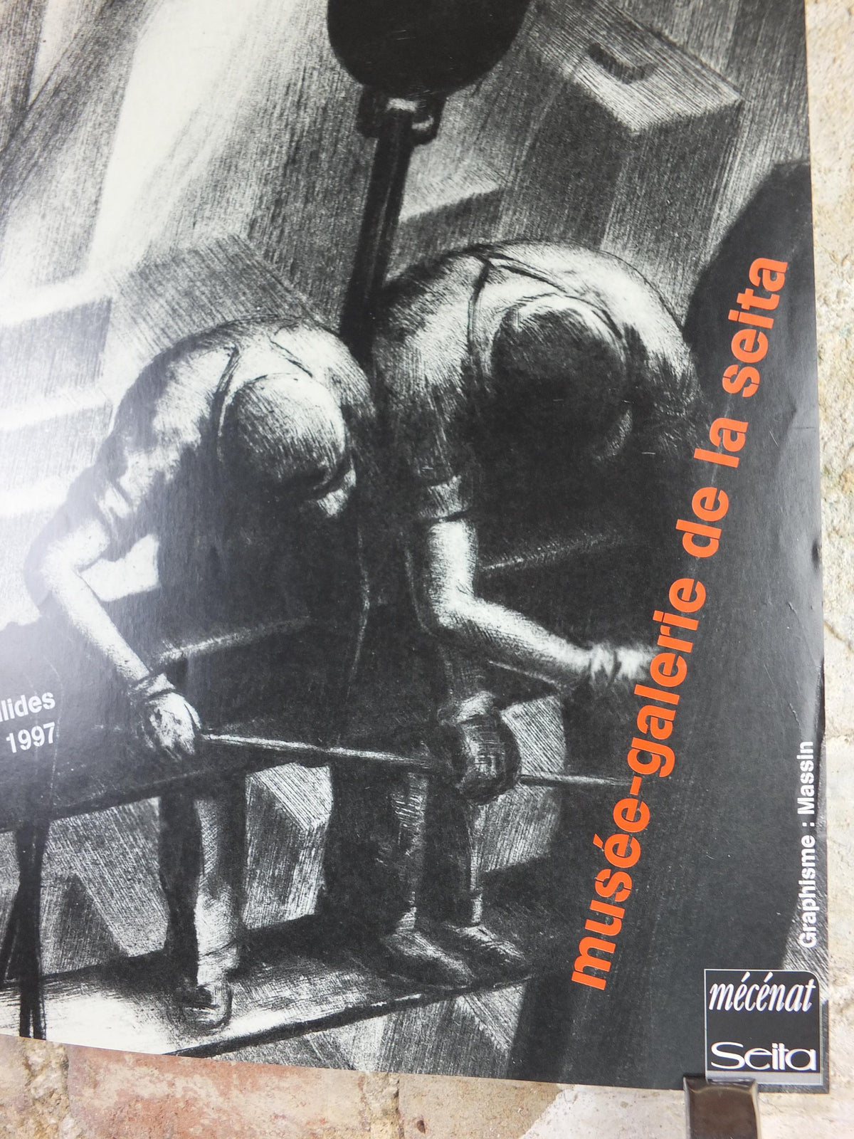 1996 Great Depression USA Poster, American New Deal, Construction, President Franklin Roosevelt, gallery exhibition, wall art decor