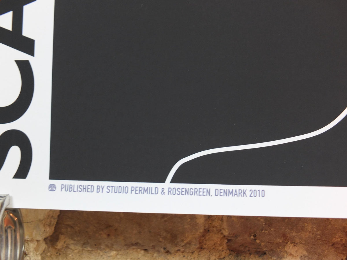 1981 Danish 1950s Design Poster, Arne Jacobsen, Scandanavian Modernist, Nationalmuseum Stockholm, wall art decor