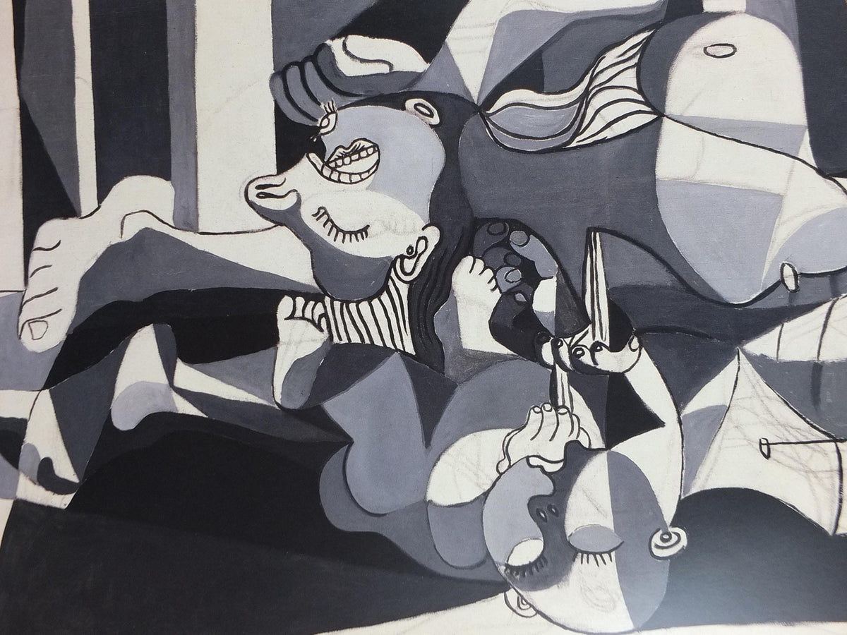 2011 Pablo Picasso Poster, The Charnel House 1944 - 1945, Louisiana Museum of Modern Art, Copenhagen, gallery exhibition, wall art decor