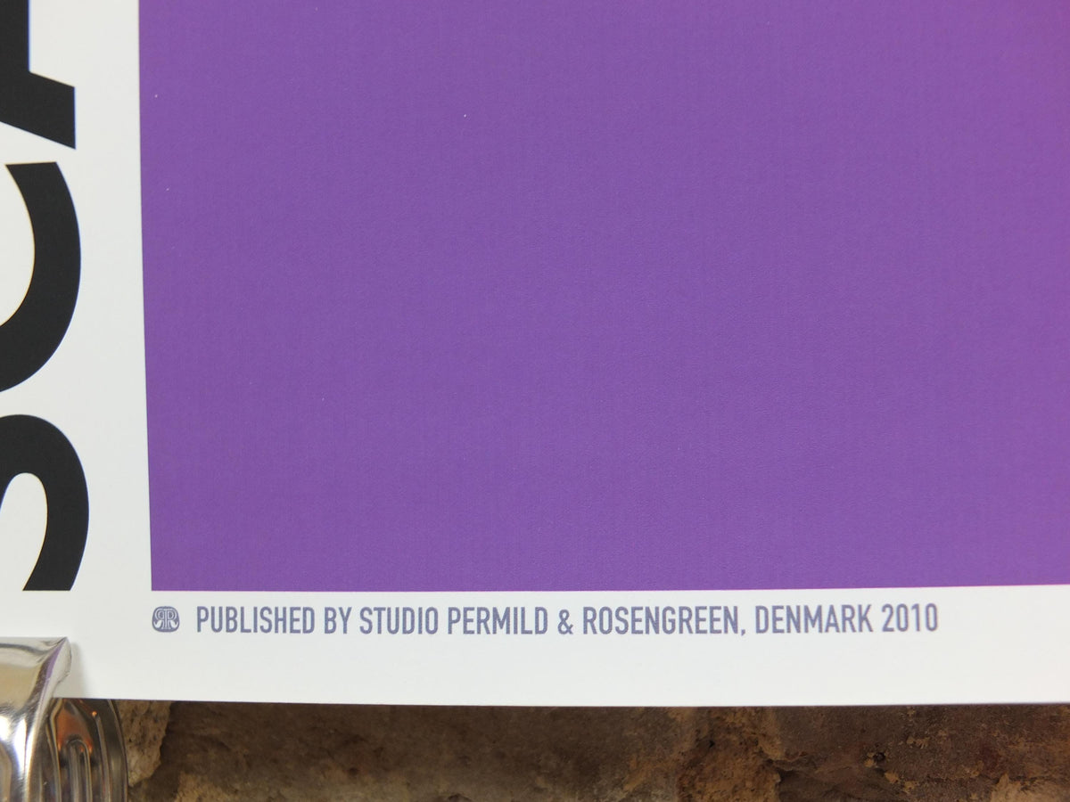 1981 Danish 1950s Design Poster, Paul Henningsen, Scandanavian Modernist, Nationalmuseum Stockholm, wall art decor