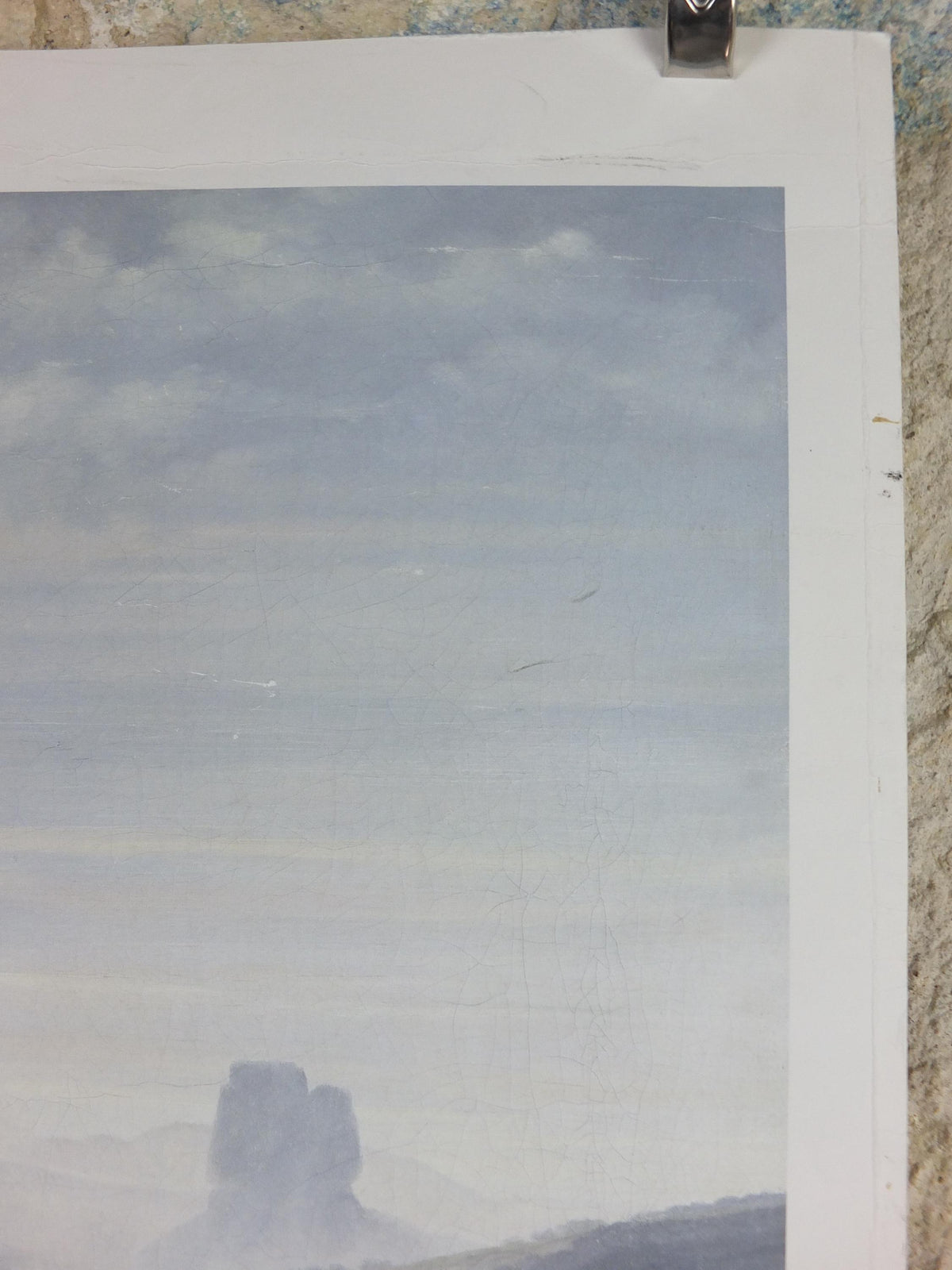 2006 Caspar David Friedrich Poster, Wanderer above the Sea of Fog, Romanticism, gallery exhibition, wall art decor