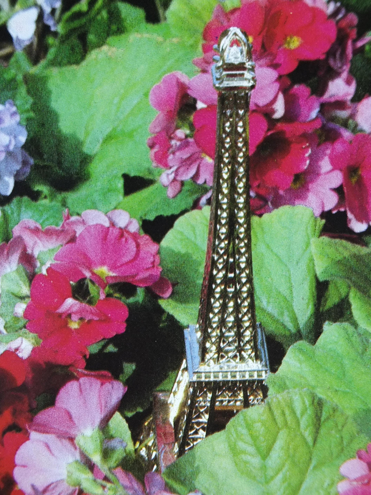 1984 Gardens of Paris Poster, Primula Mairie de Paris Flower Show, Trianon Paris, Garden botanical flora plants blooms, wall art decor