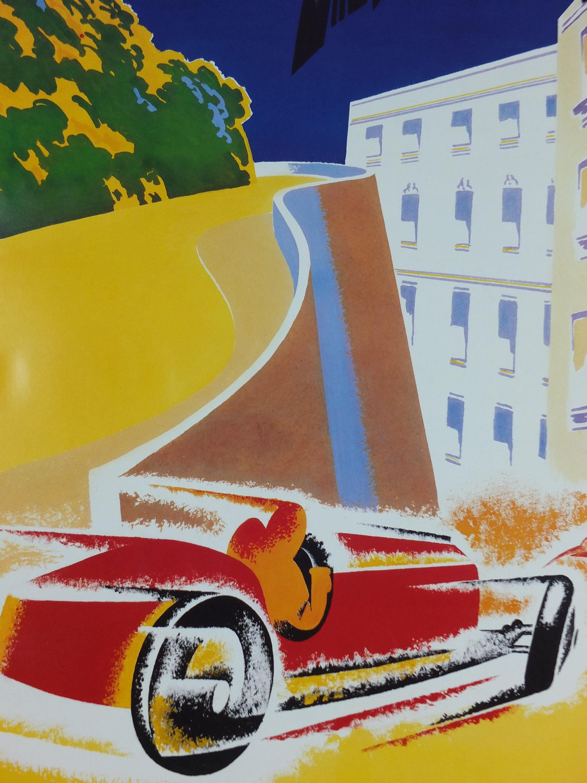 1988 Monaco Christies Poster, Alfa Romeo, Ferrari and Maserati auction advertising, retro sports car wall art decor