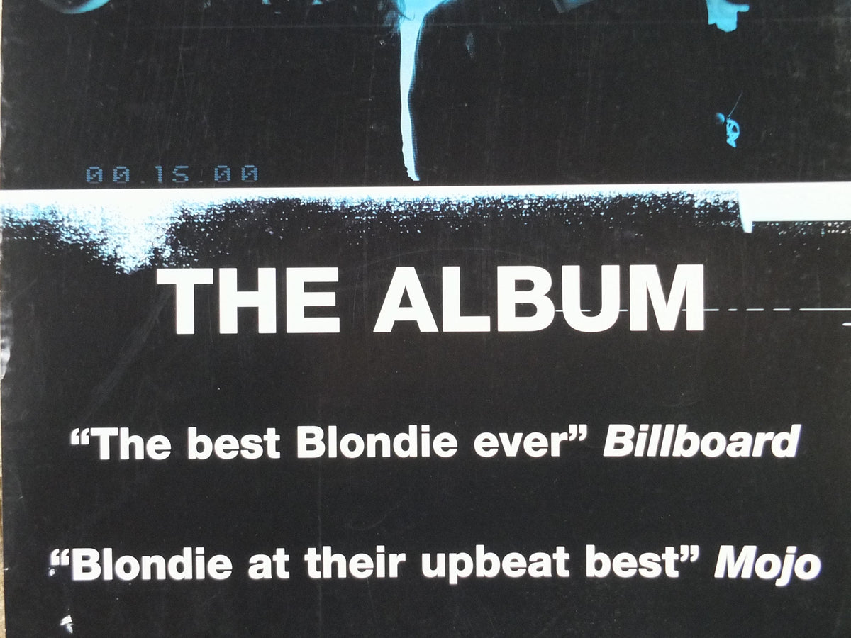 1999 Blondie Poster, No Exit, The Album, original promotion for the album, new wave alternative pop rock, music wall art decor