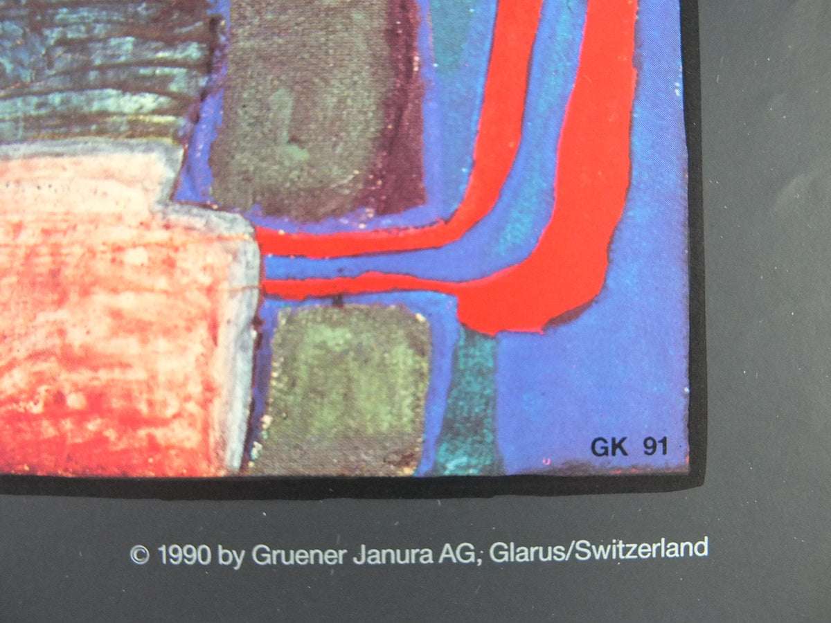 1990 Friedensreich Hundertwasser Poster, The Waters of Venice, Die Wasser von Venedig 1955, wall art decor