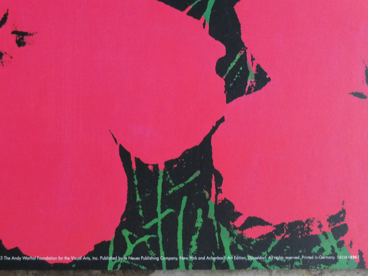 1993 Andy Warhol Poster, Flowers 1964, Pop Art, Expressionism, Modernism, gallery wall art decor