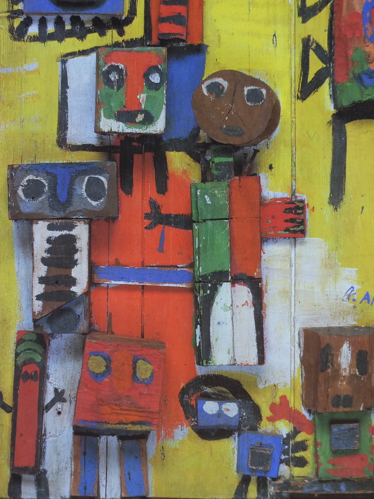 1987 Karel Appel Poster, Questioning Children, Vragende Kinderen 1949, Cobra Group, wall art decor
