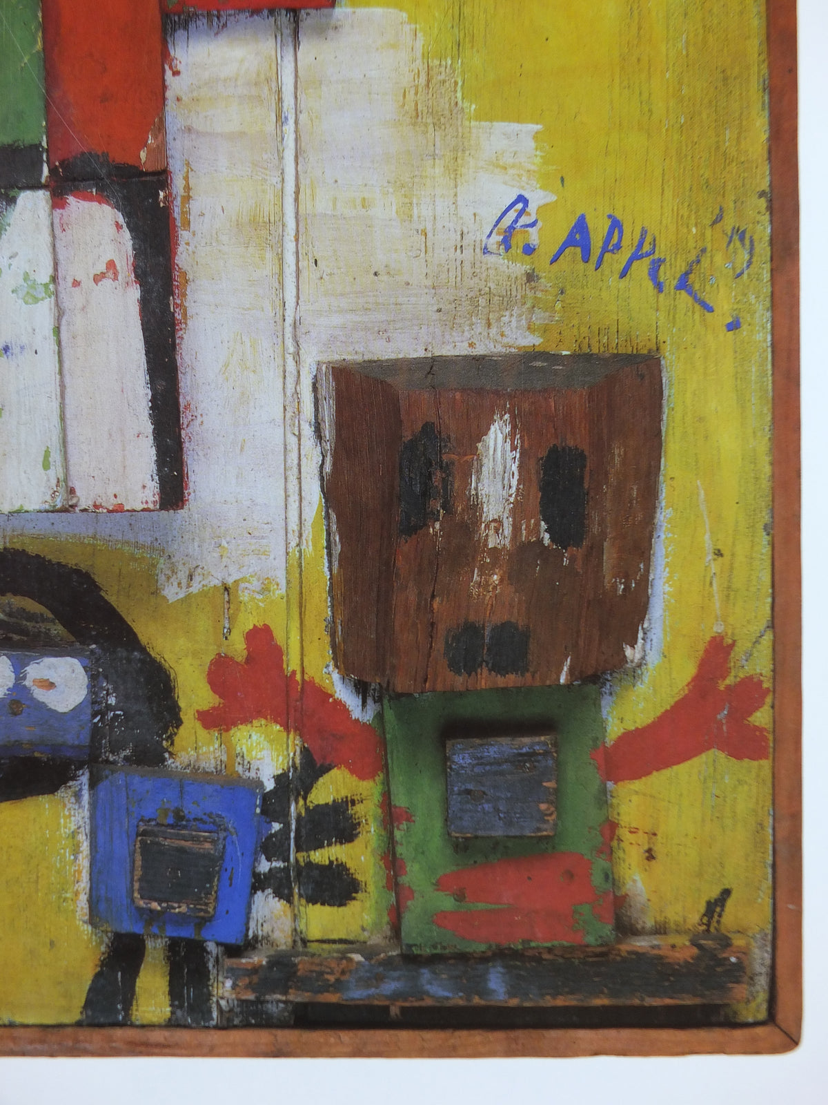 1987 Karel Appel Poster, Questioning Children, Vragende Kinderen 1949, Cobra Group, wall art decor
