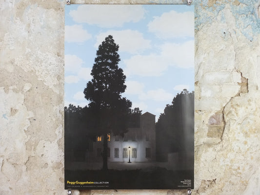 2002 Rene Magritte Poster, L'Empire des lumières, Empire of Light 1954, surrealism, wall art decor