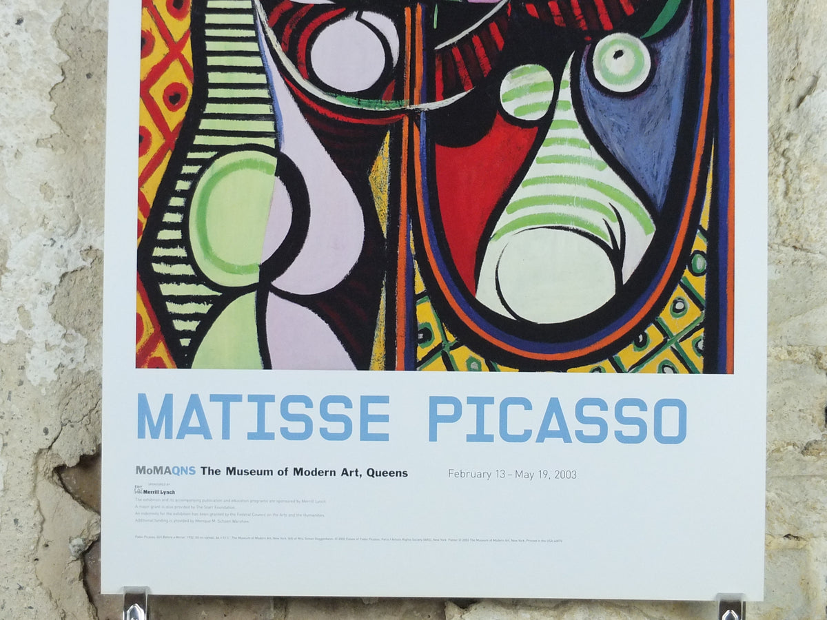 2003 Pablo Picasso Poster, Girl Before a Mirror, Jeune fille devant un miroir 1932, MoMA, New York, wall art decor