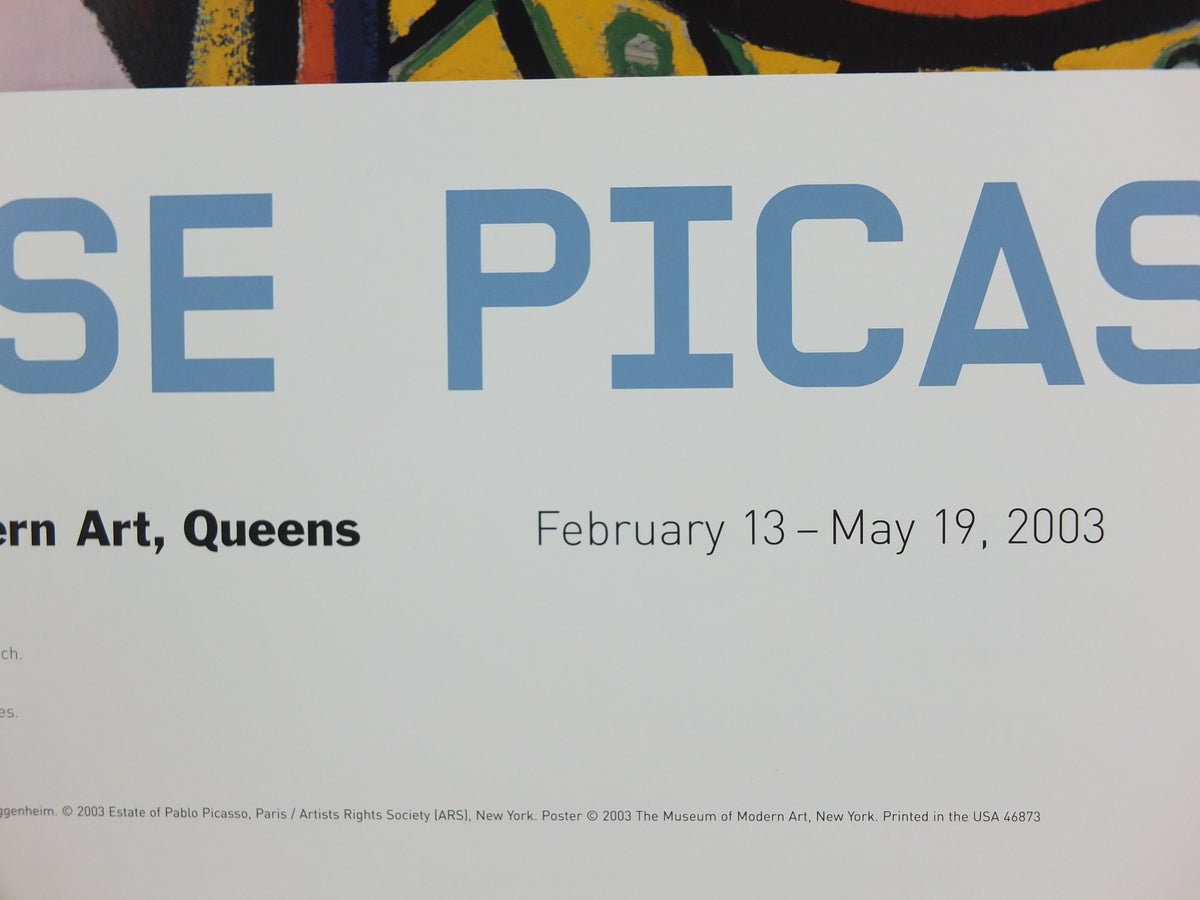 2003 Pablo Picasso Poster, Girl Before a Mirror, Jeune fille devant un miroir 1932, MoMA, New York, wall art decor