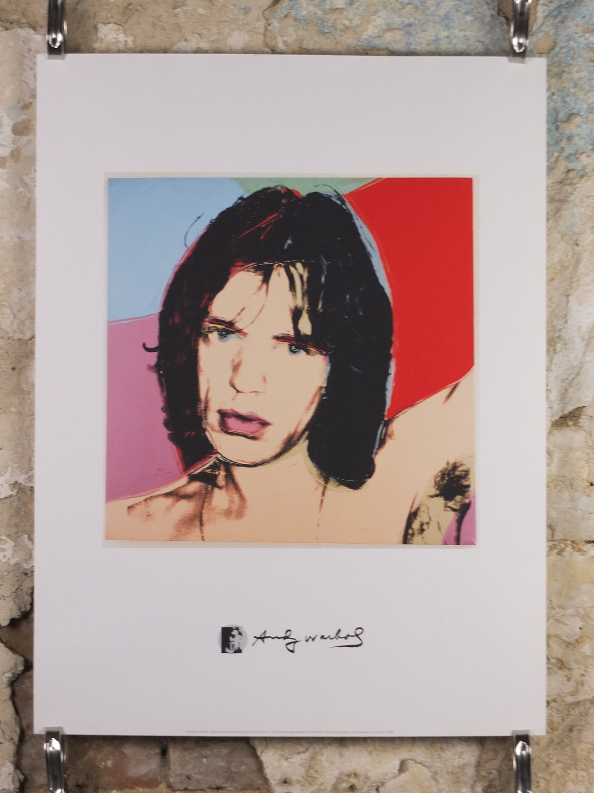 2010s Andy Warhol Poster, Mick Jagger 1975, Pop Art, Expressionism, Modernism, gallery wall art decor (Copy)