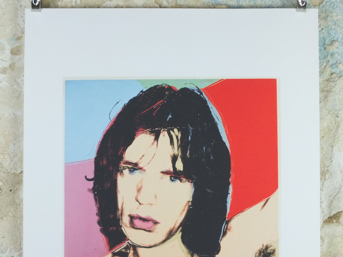 2010s Andy Warhol Poster, Mick Jagger 1975, Pop Art, Expressionism, Modernism, gallery wall art decor (Copy)