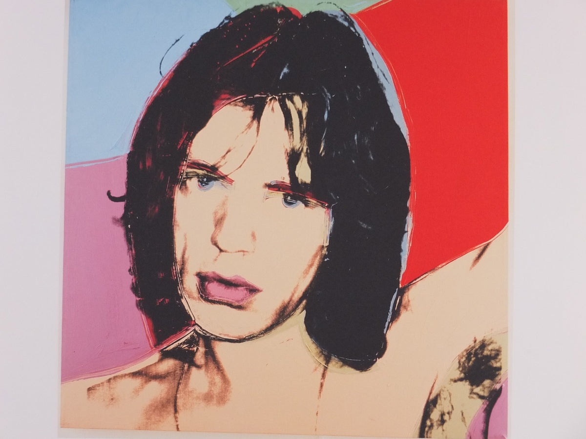 2010s Andy Warhol Poster, Mick Jagger 1975, Pop Art, Expressionism, Modernism, gallery wall art decor (Copy)