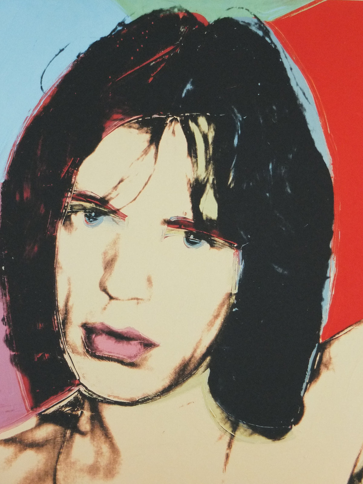 2010s Andy Warhol Poster, Mick Jagger 1975, Pop Art, Expressionism, Modernism, gallery wall art decor (Copy)