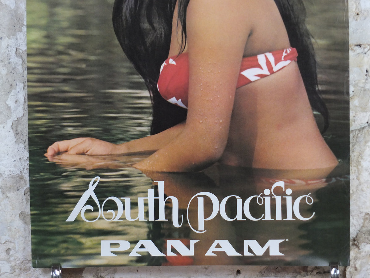 1969 Pan Am Poster, South Pacific, Women of the World, P-187E, travel wall art decor