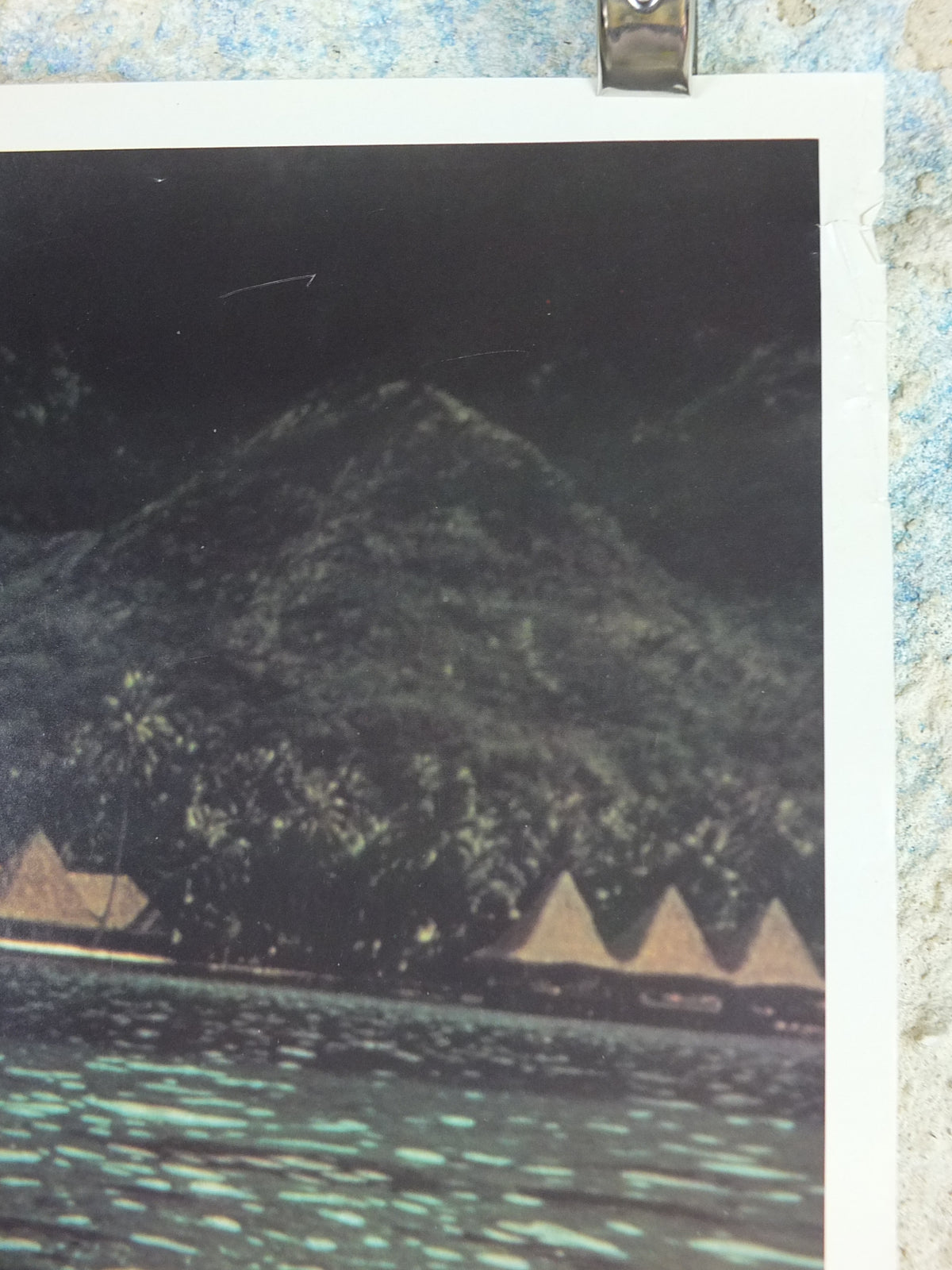 Original 1970 Pan Am Tahiti Travel Poster – Moorea South Pacific