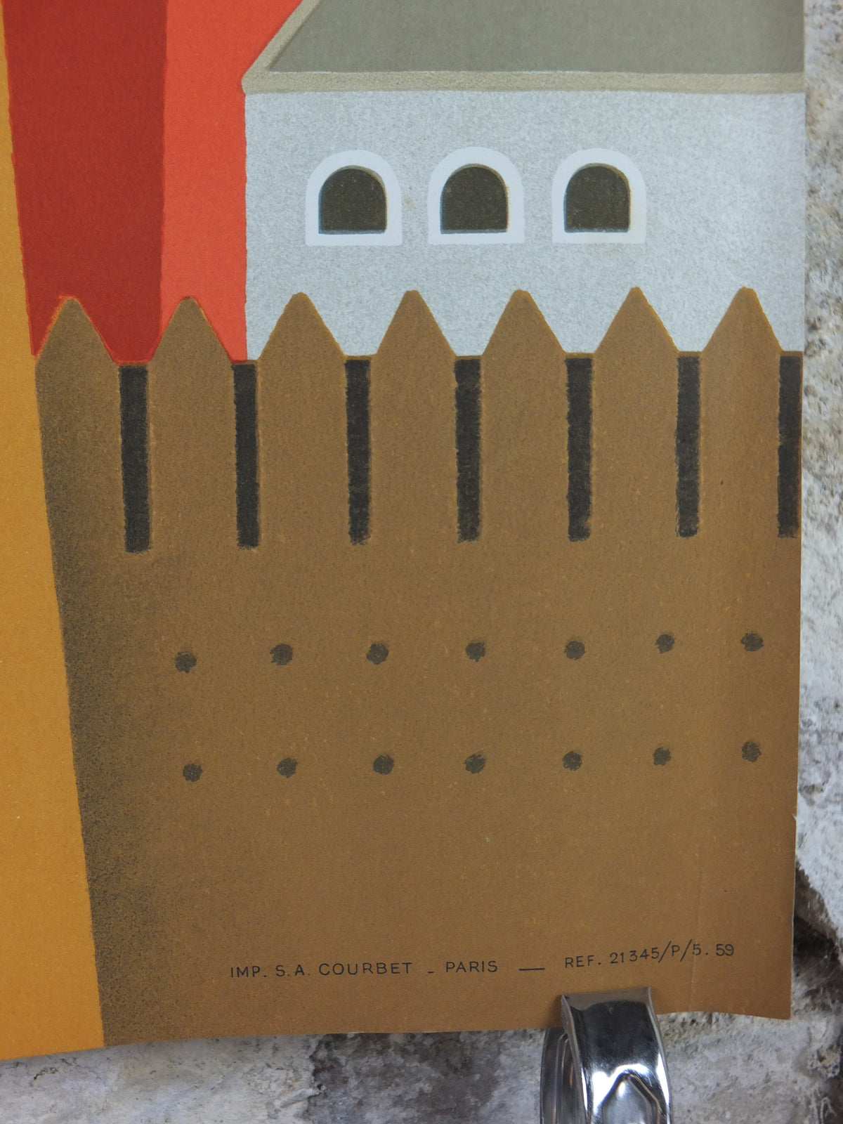 Original 1959 Air France Marokko Morocco Travel Poster by Jean Fortin