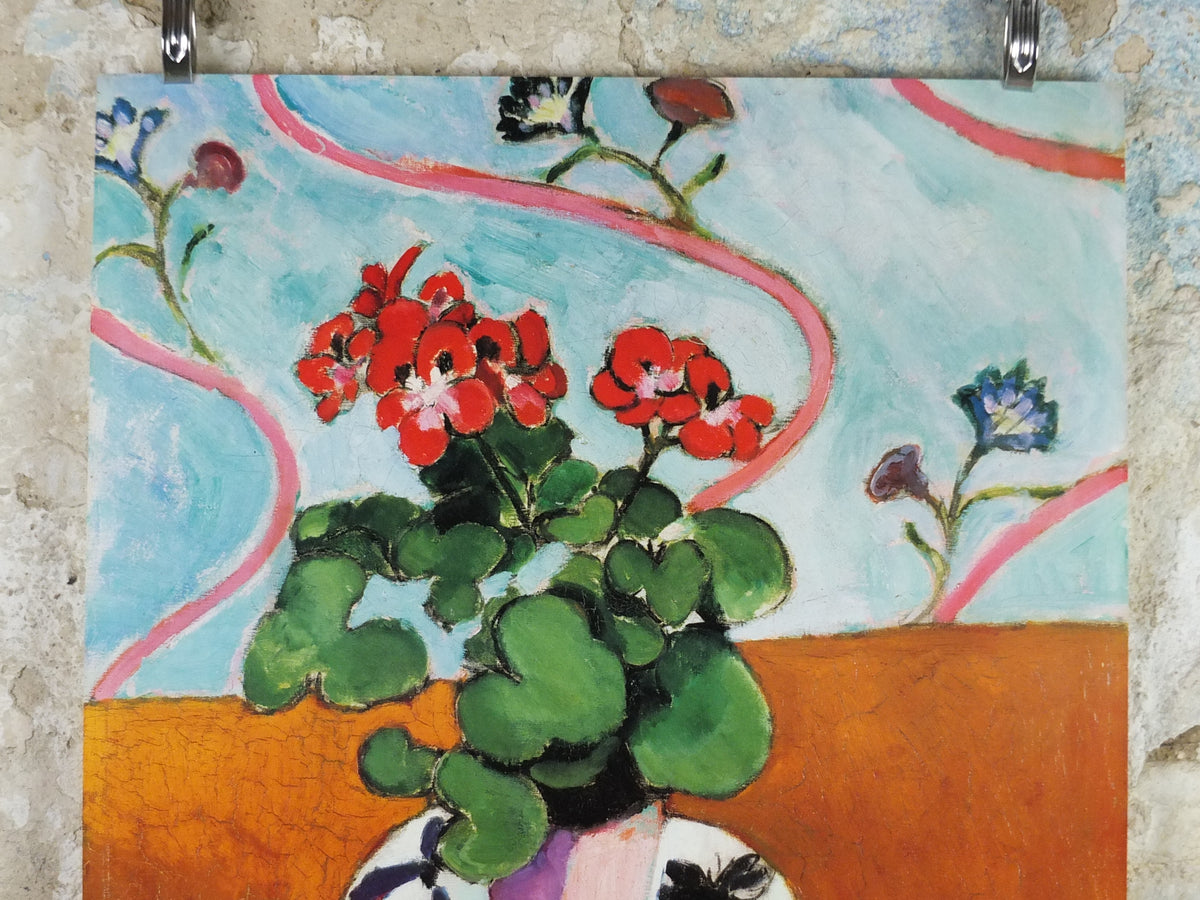 Original 1993 Henri Matisse “Geraniums” LACMA Museum Exhibition Poster