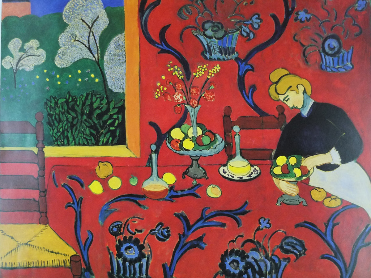 Vintage 1992 Henri Matisse “Harmony in Red” MoMA Exhibition Poster