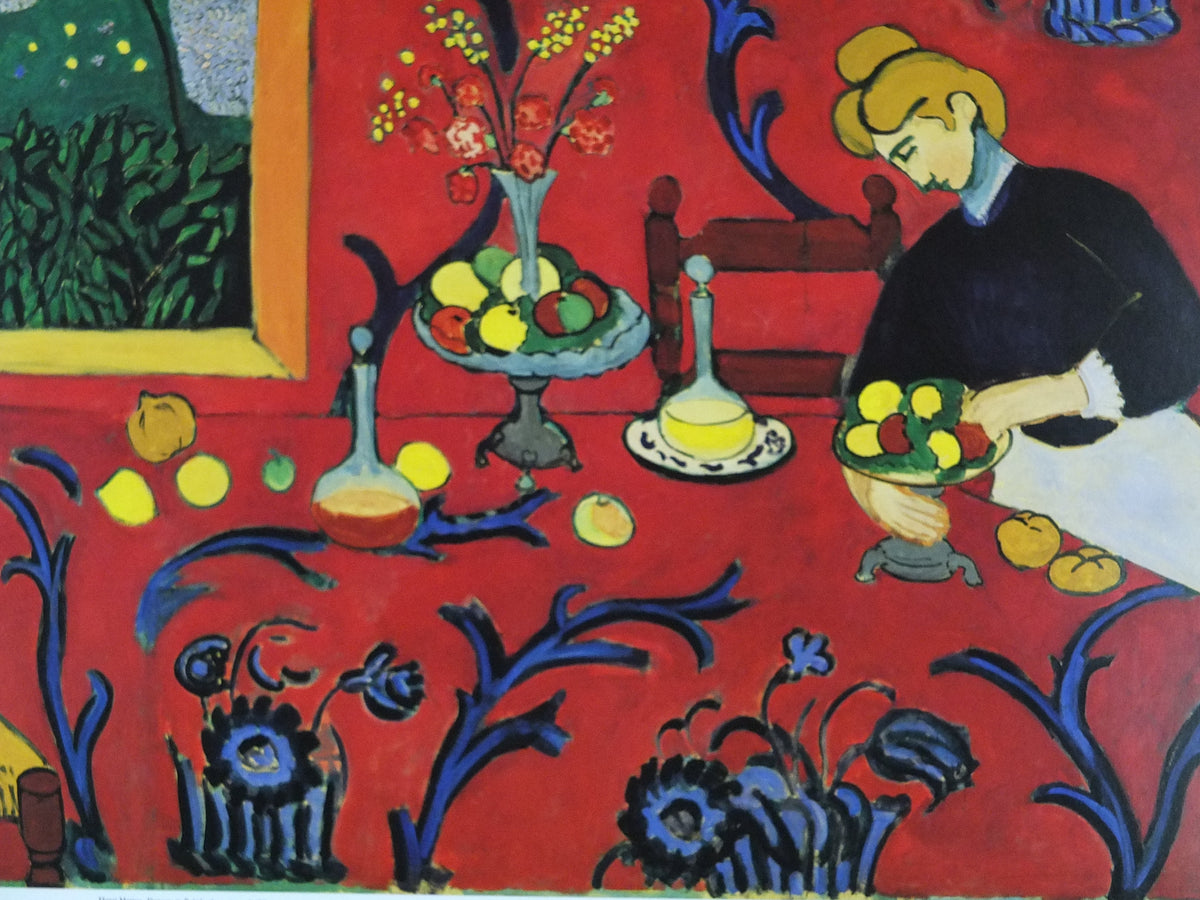 Vintage 1992 Henri Matisse “Harmony in Red” MoMA Exhibition Poster