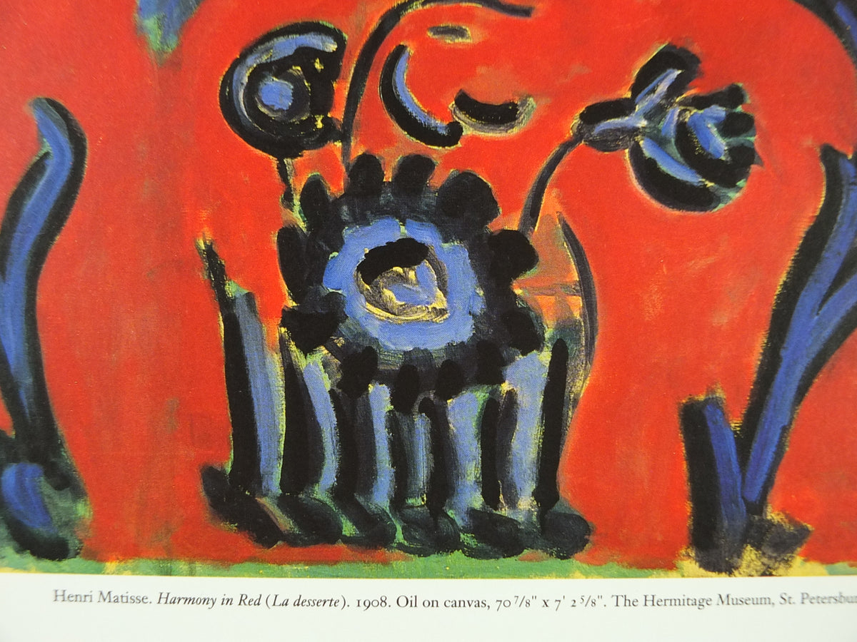 Vintage 1992 Henri Matisse “Harmony in Red” MoMA Exhibition Poster