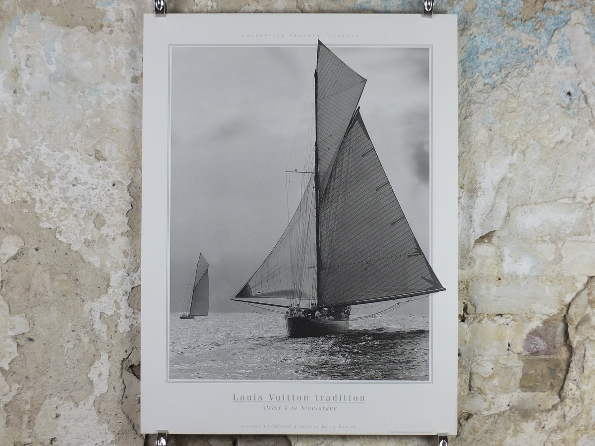 Vintage 1999 Louis Vuitton Tradition Sailing Poster – Philip Plisson, Altaïr