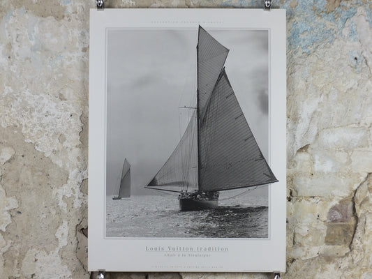 Vintage 1999 Louis Vuitton Tradition Sailing Poster – Philip Plisson, Altaïr