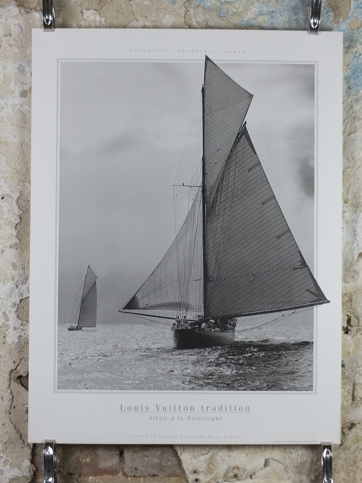 Vintage 1999 Louis Vuitton Tradition Sailing Poster – Philip Plisson, Altaïr
