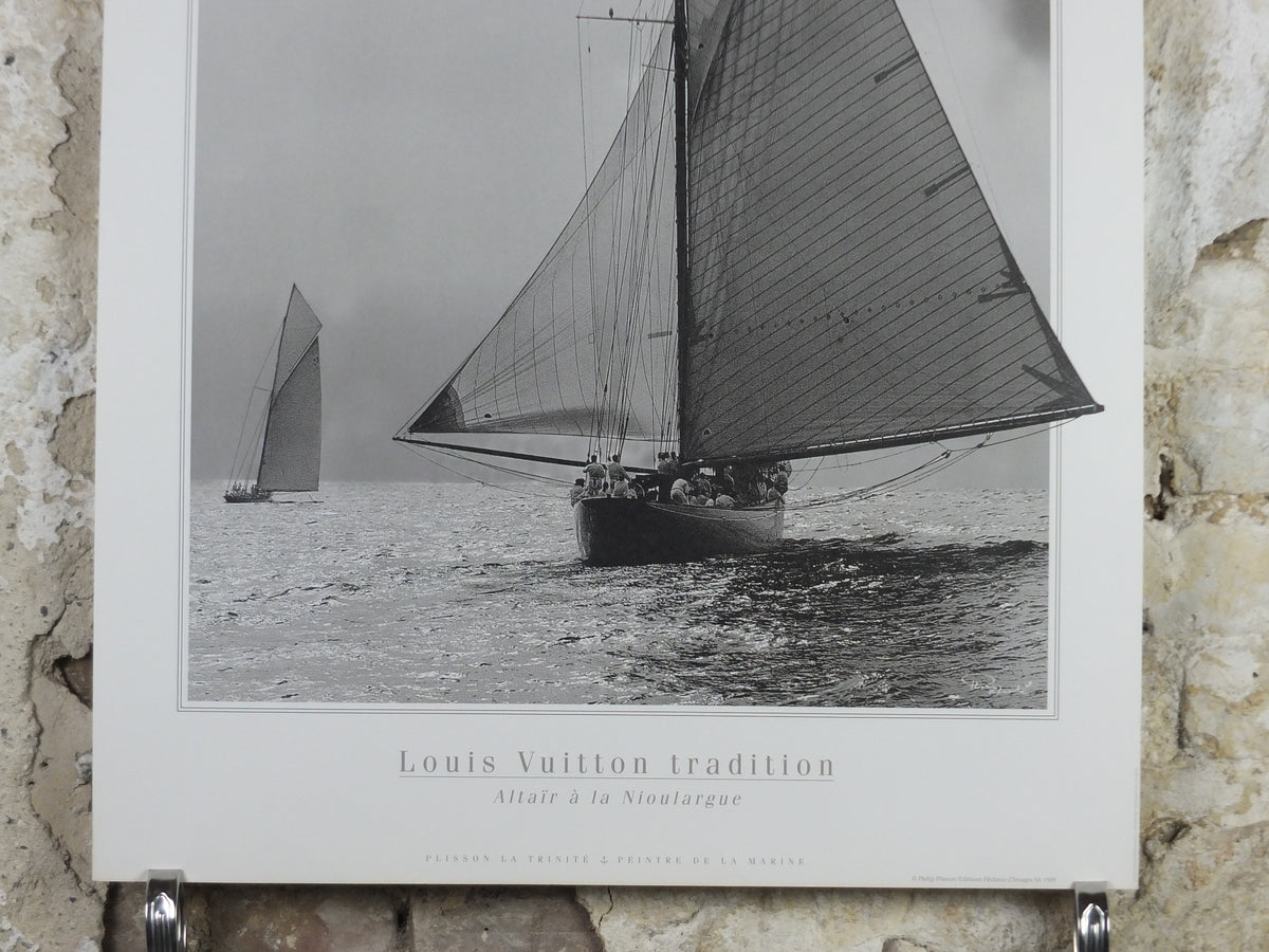 Vintage 1999 Louis Vuitton Tradition Sailing Poster – Philip Plisson, Altaïr