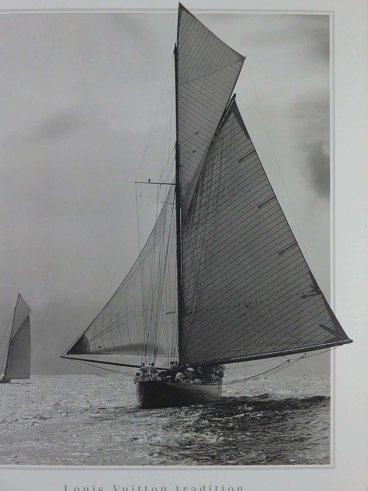 Vintage 1999 Louis Vuitton Tradition Sailing Poster – Philip Plisson, Altaïr