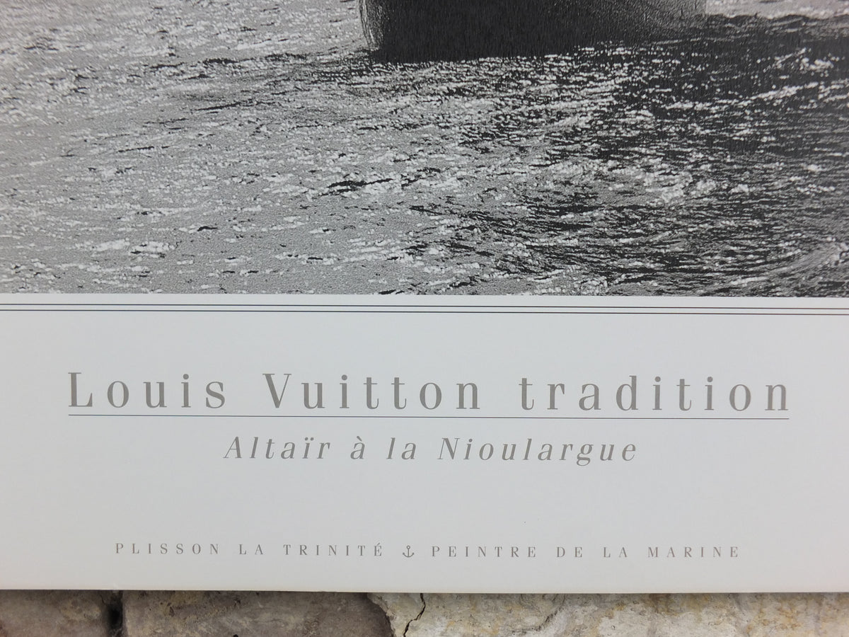 Vintage 1999 Louis Vuitton Tradition Sailing Poster – Philip Plisson, Altaïr